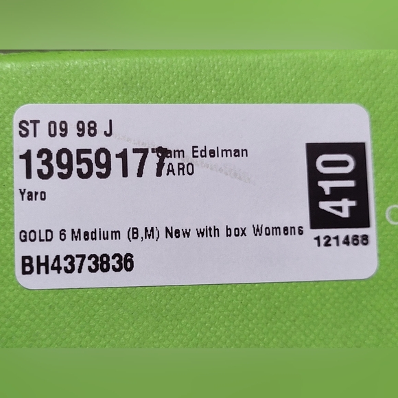 Sam Edelman 'Yaro' Block Heels In Light Gold Mesh - Size 6M - Picture 12 of 13